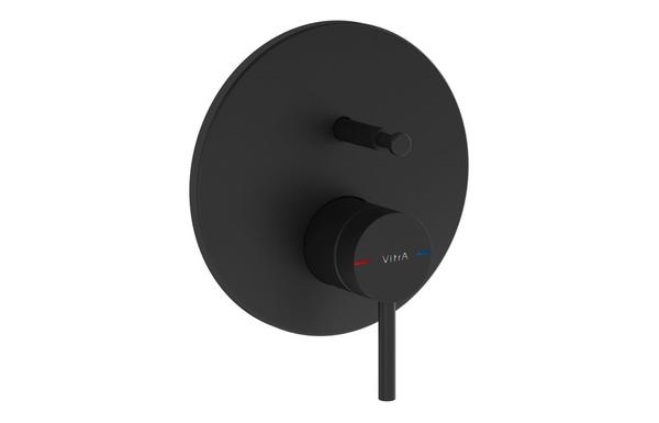 VitrA Origin Integrated 2-Way Diverter - Matt Black